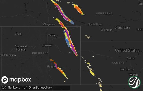 Hail map preview on 06-22-2026