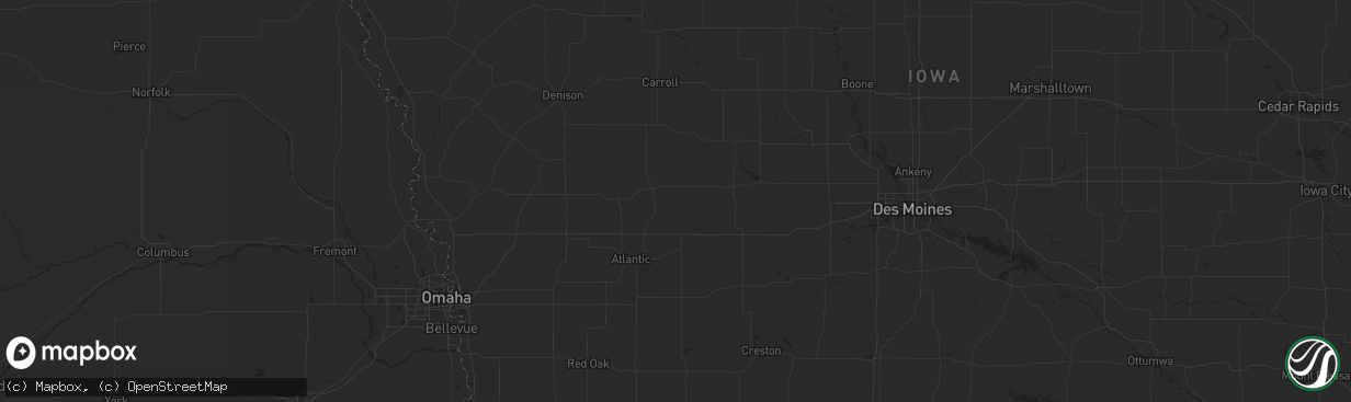 Hail map in Waitsburg, WA on June 23, 2012