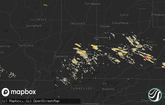 Hail map preview on 06-23-2016