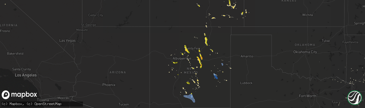 Hail map on June 23, 2020