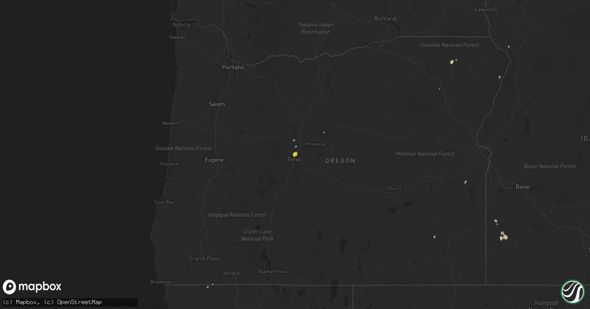 Hail map on June 23, 2021