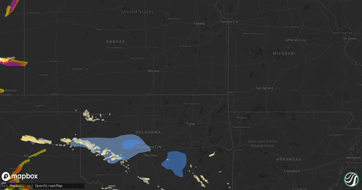 Hail map in Montana on June 23, 2023