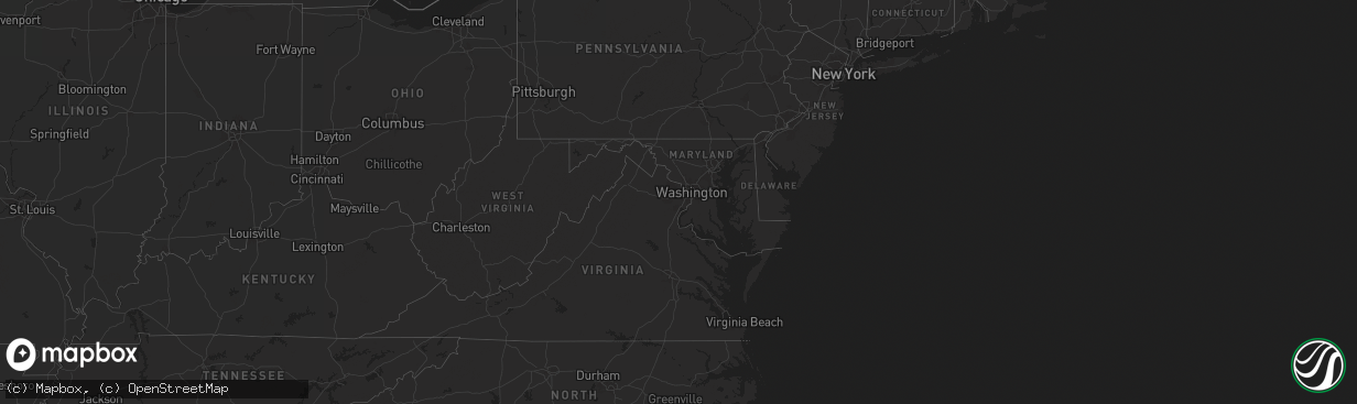Hail map in Delaware on June 23, 2025