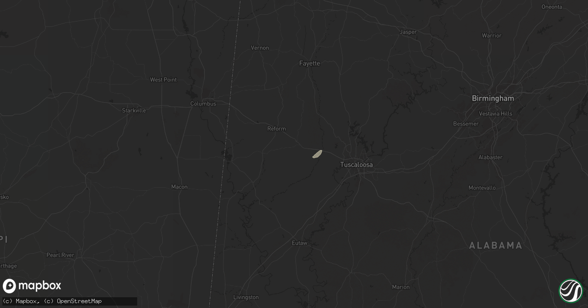 Hail map in Gordo, AL on June 23, 2025