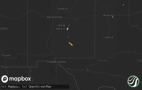 Hail map preview on 06-23-2025