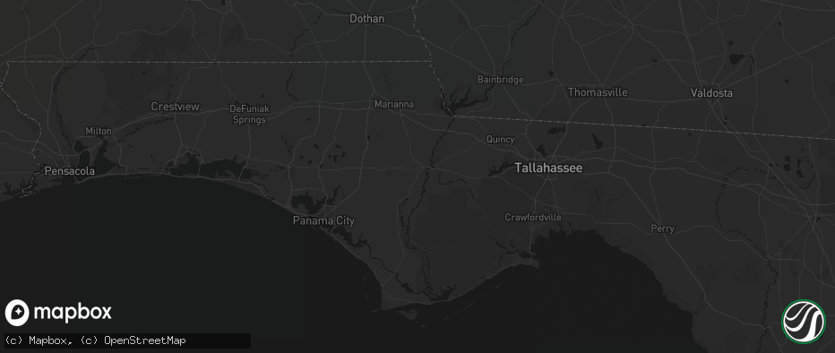 Hail map in Blountstown, FL on June 23, 2026