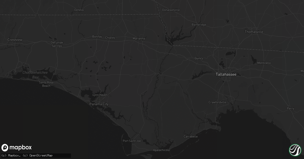 Hail map in Blountstown, FL on June 23, 2026