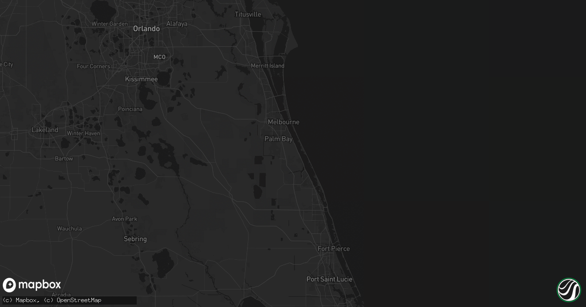 Hail map in Grant, FL on June 23, 2026