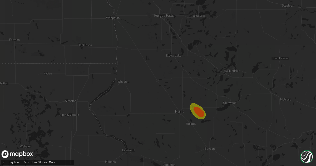 Hail map in Herman, MN on June 23, 2026