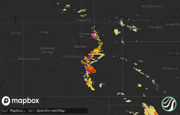 Hail map preview on 06-23-2026