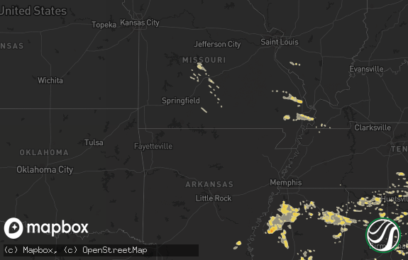 Hail map preview on 06-24-2011