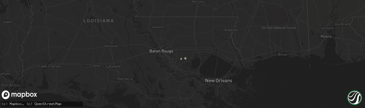 Hail map in Livingston, LA on June 24, 2017