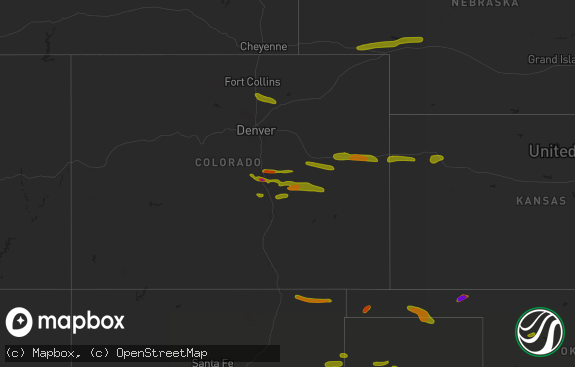 Hail map preview on 06-24-2018