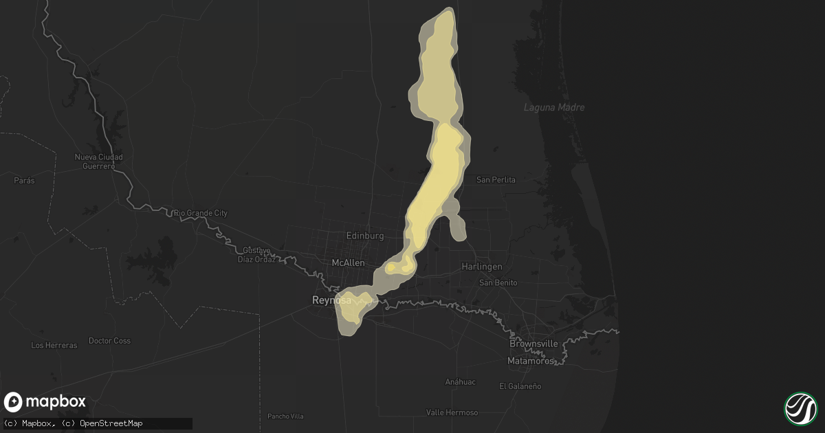 Hail map in Edcouch, TX on June 24, 2019