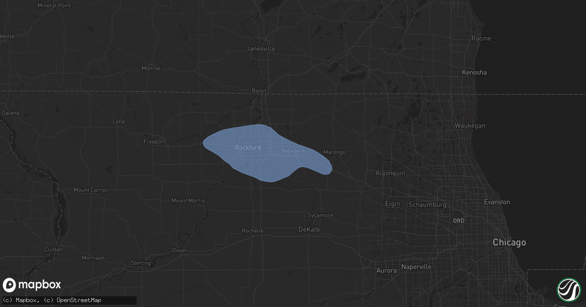 Hail map in Belvidere, IL on June 24, 2023