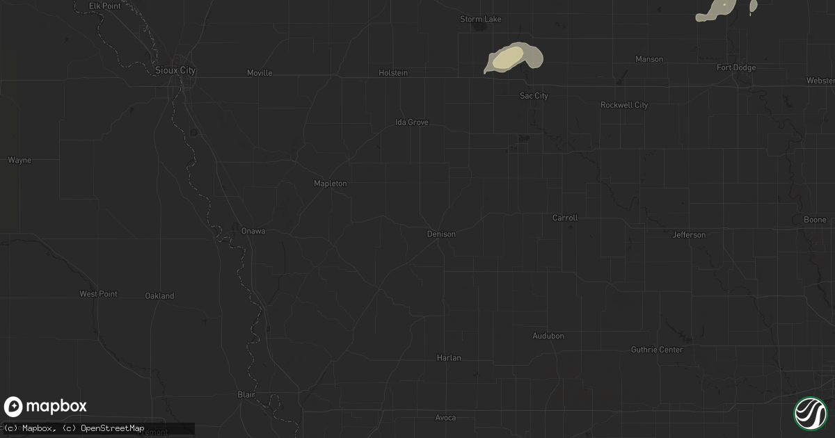 Hail map in Blakesburg, IA on June 24, 2023