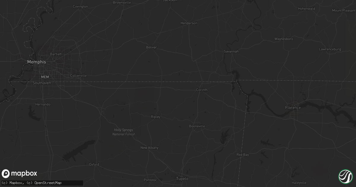 Hail map in Boone, IA on June 24, 2023