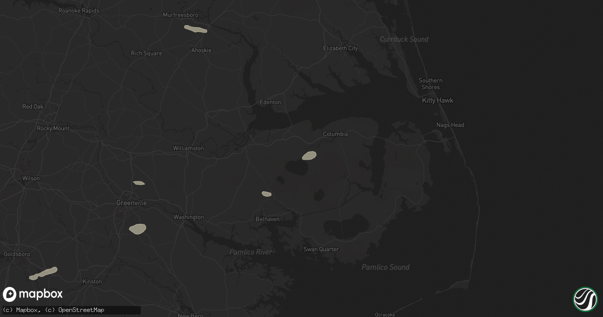 Hail map in Creswell, NC on June 24, 2024