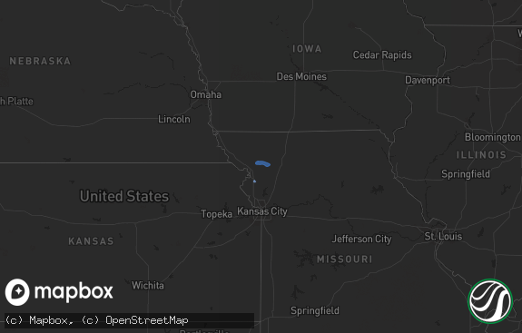 Hail map preview on 06-24-2025