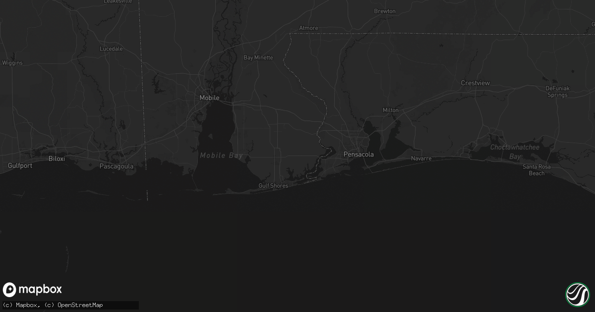 Hail map in Elberta, AL on June 24, 2026