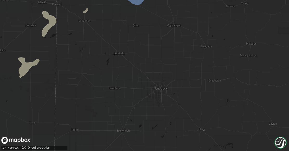 Hail map in Shallowater, TX on June 24, 2026
