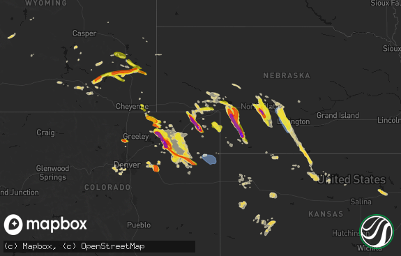 Hail map preview on 06-24-2026