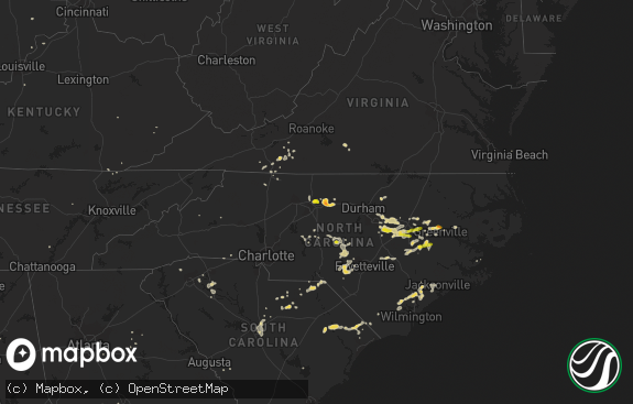 Hail map preview on 06-25-2013