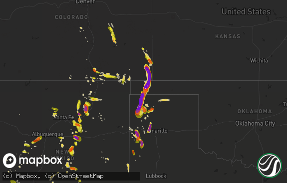 Hail map preview on 06-25-2017