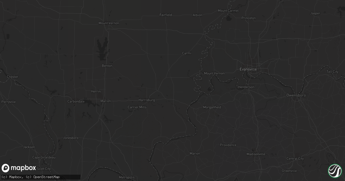 Hail map in Acworth, GA on June 25, 2023