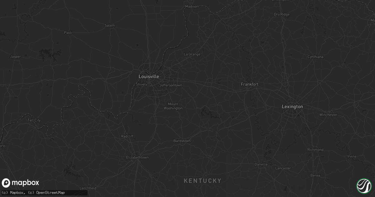 Hail map in Roswell, GA on June 25, 2023
