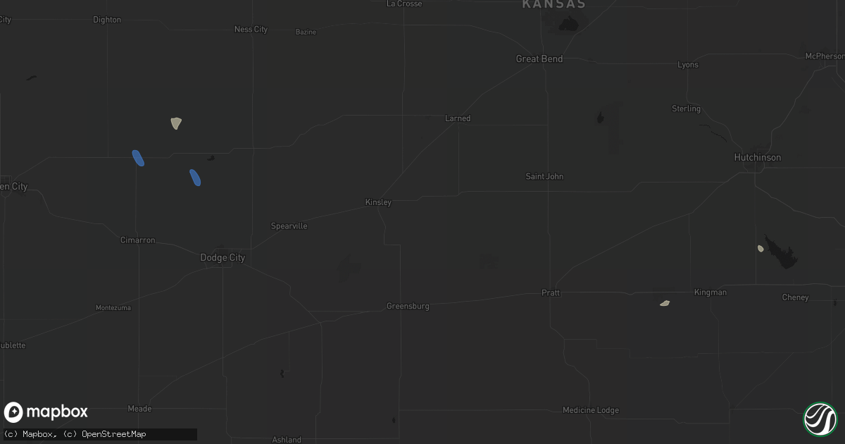 Hail map in Lewis, KS on June 25, 2026