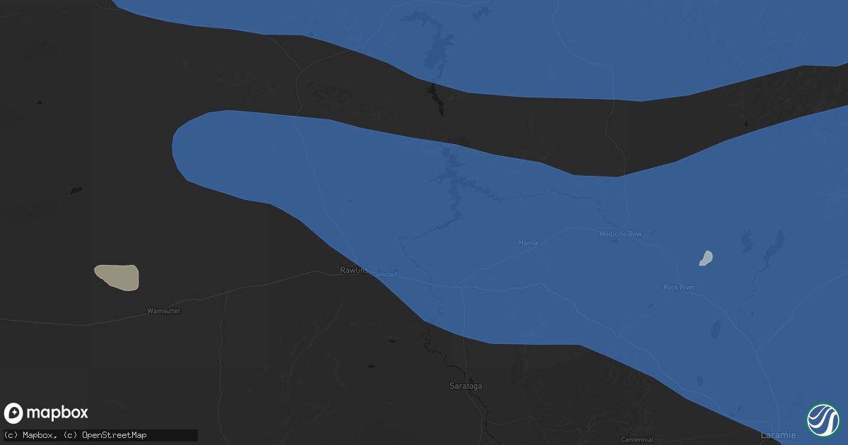 Hail map in Sinclair, WY on June 25, 2026