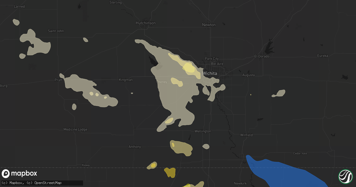 Hail map in Viola, KS on June 25, 2026