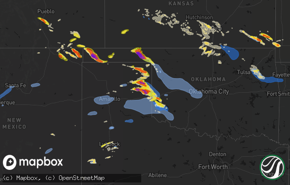 Hail map preview on 06-25-2026