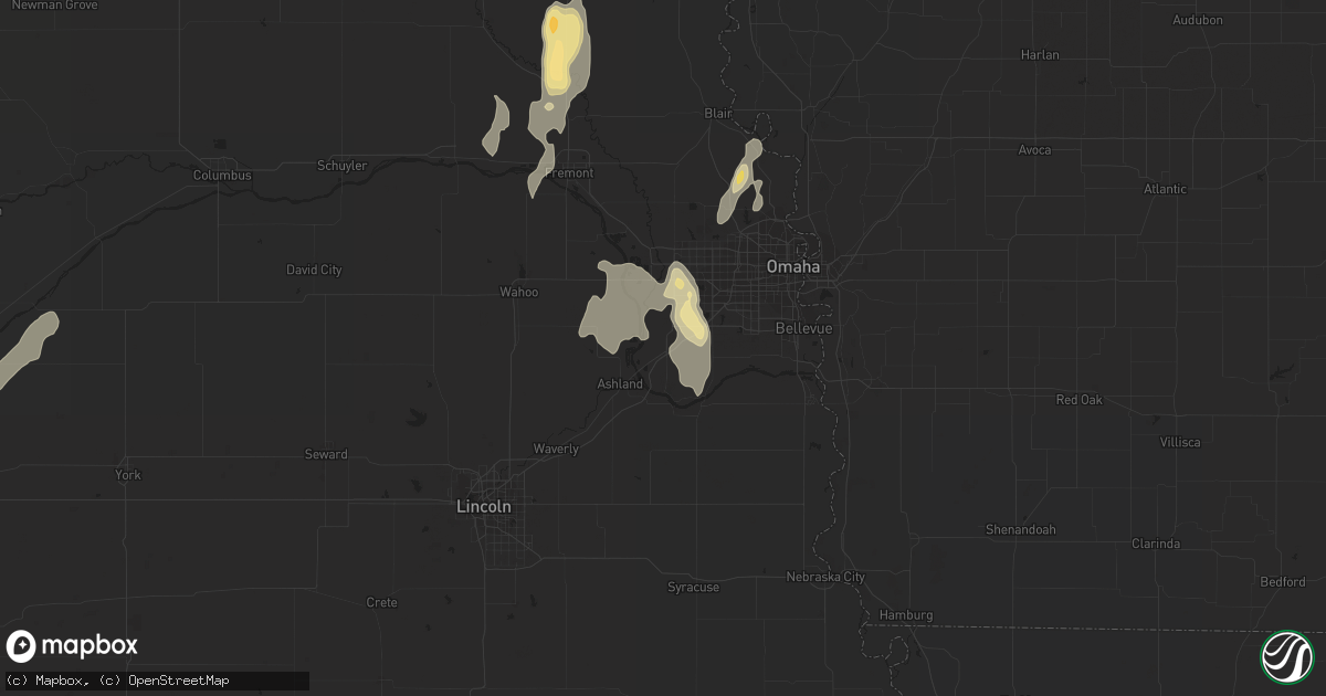 Hail map in Gretna, NE on June 26, 2014