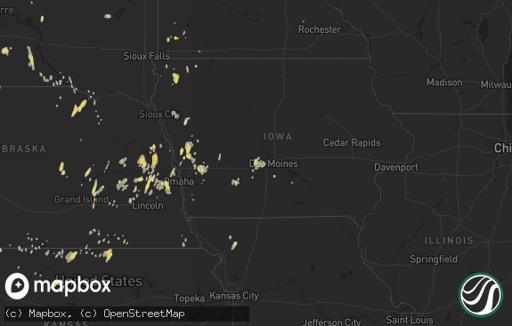 Hail map preview on 06-26-2014