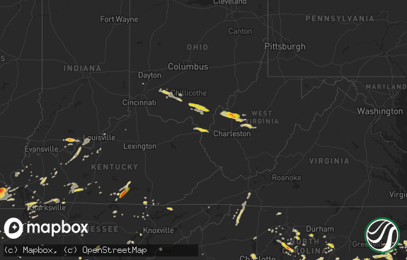 Hail map preview on 06-26-2015