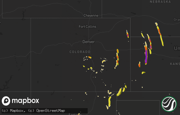 Hail map preview on 06-26-2017