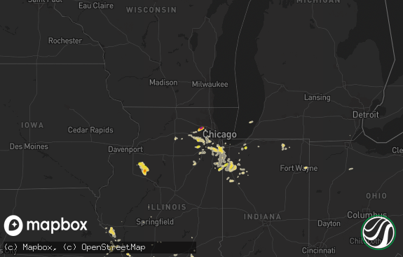 Hail map preview on 06-26-2019