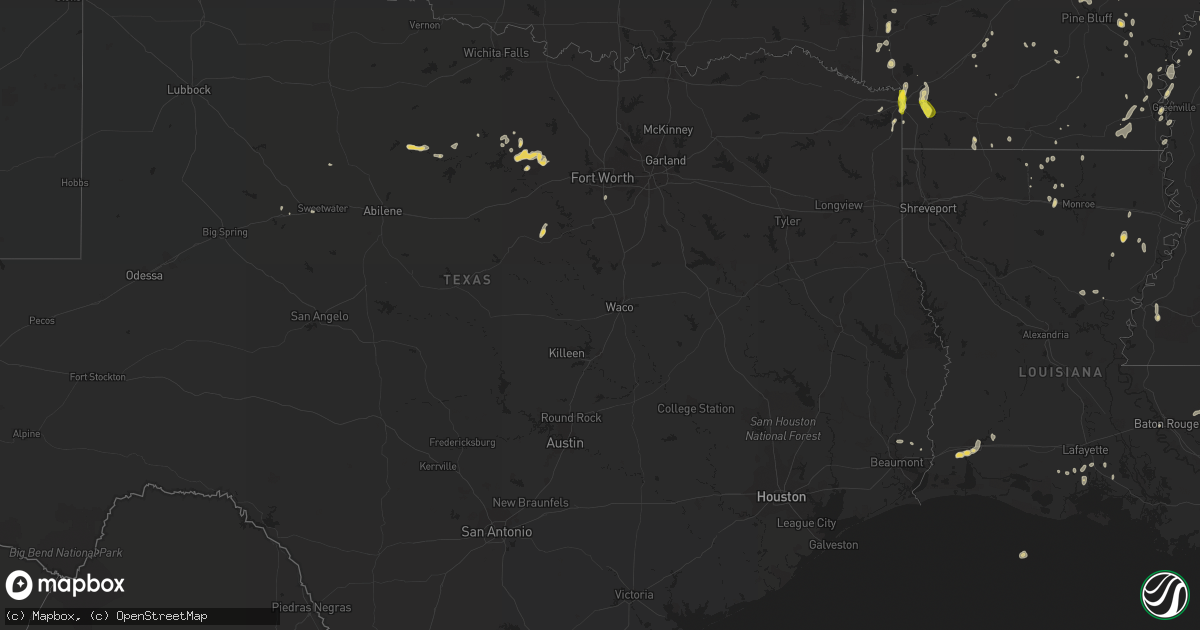 Hail map on June 26, 2022