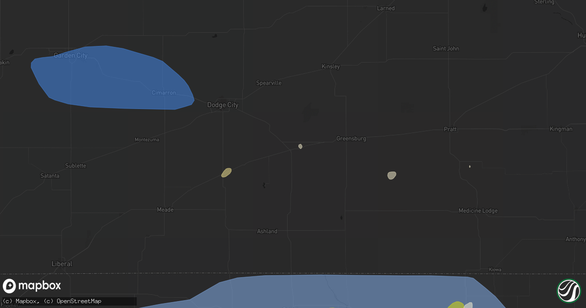 Hail map in Bucklin, KS on June 26, 2026