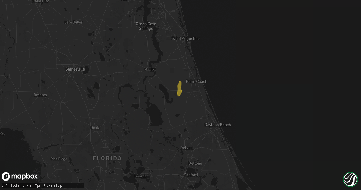 Hail map in Bunnell, FL on June 26, 2026