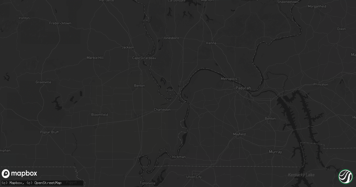 Hail map in Cairo, IL on June 26, 2026