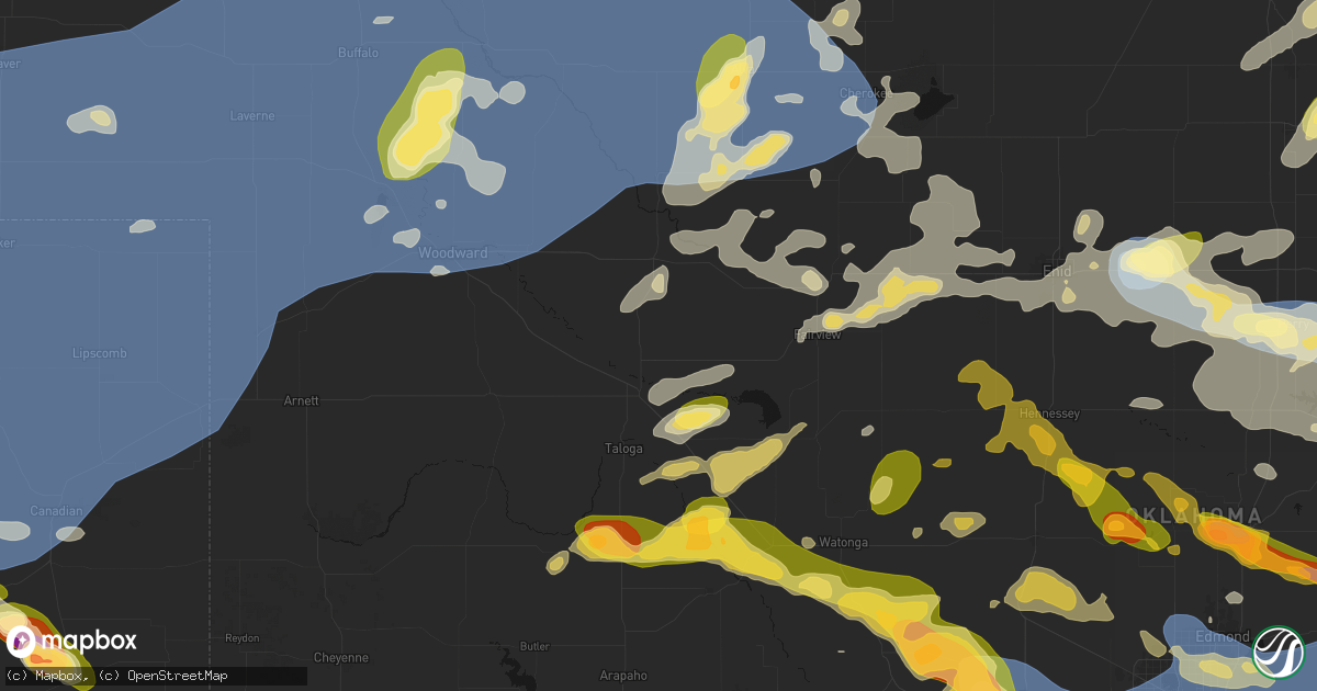 Hail map in Chester, OK on June 26, 2026