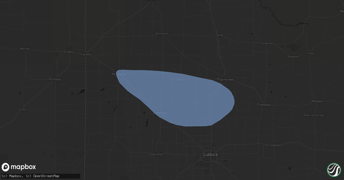 Hail map in Fieldton, TX on June 26, 2026