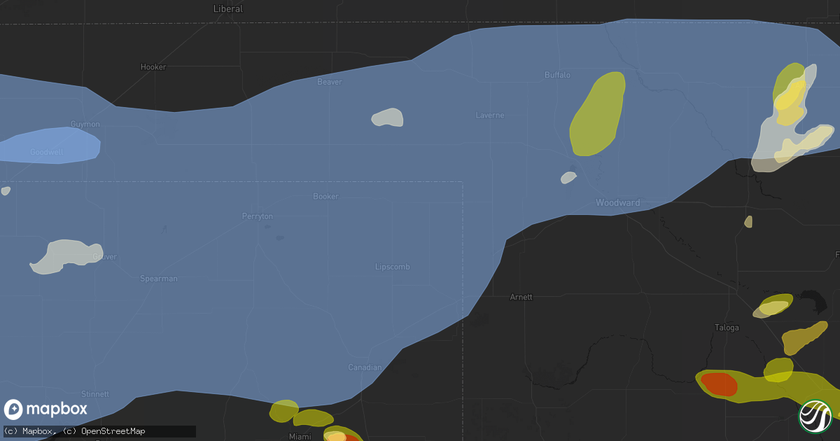 Hail map in Follett, TX on June 26, 2026