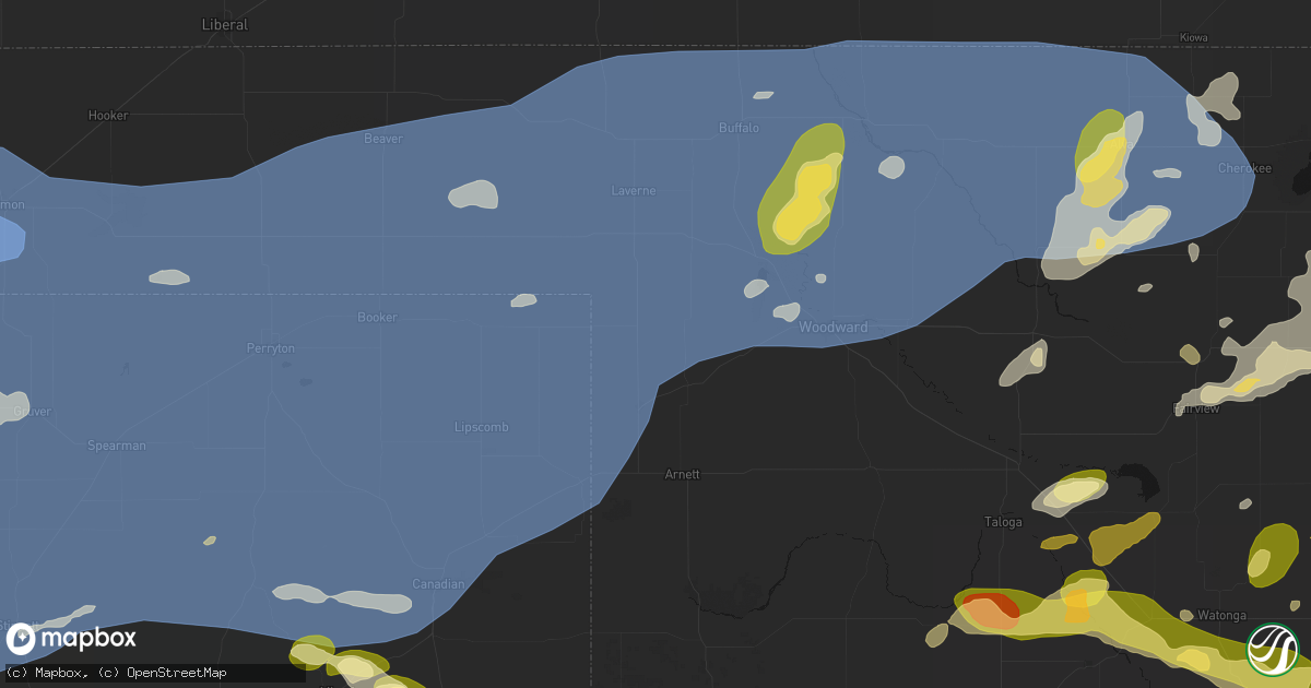 Hail map in Gage, OK on June 26, 2026