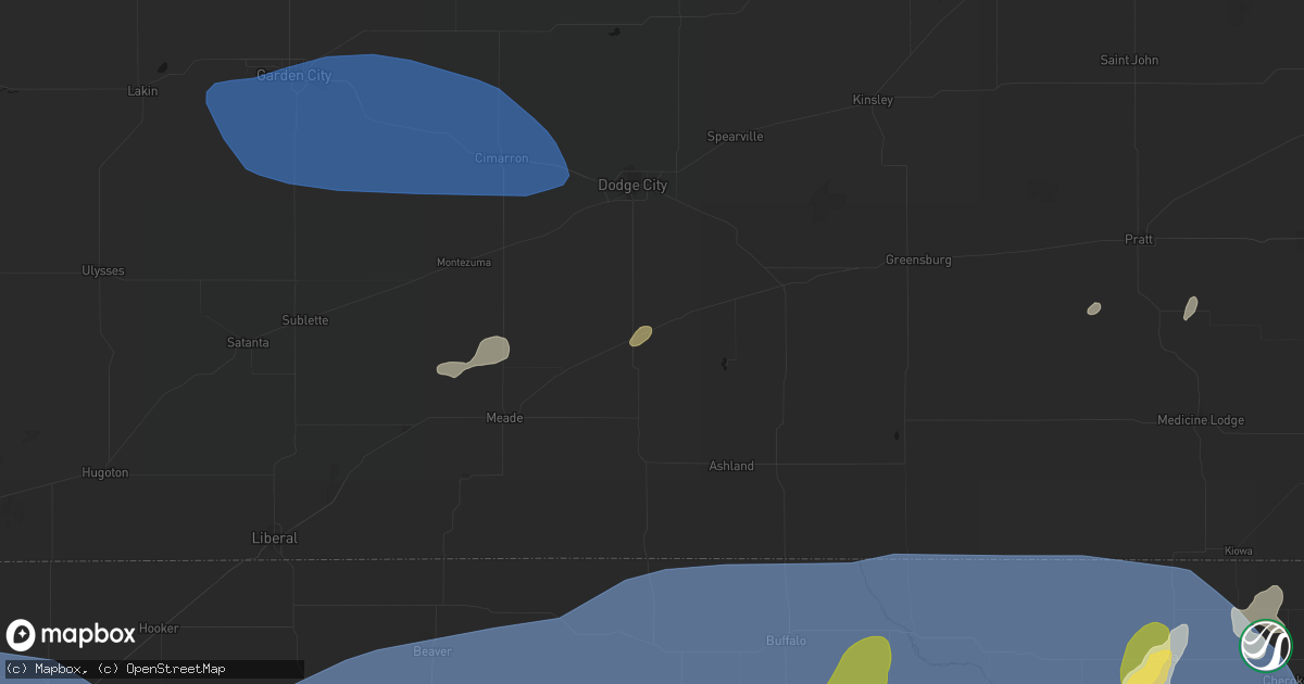 Hail map in Minneola, KS on June 26, 2026