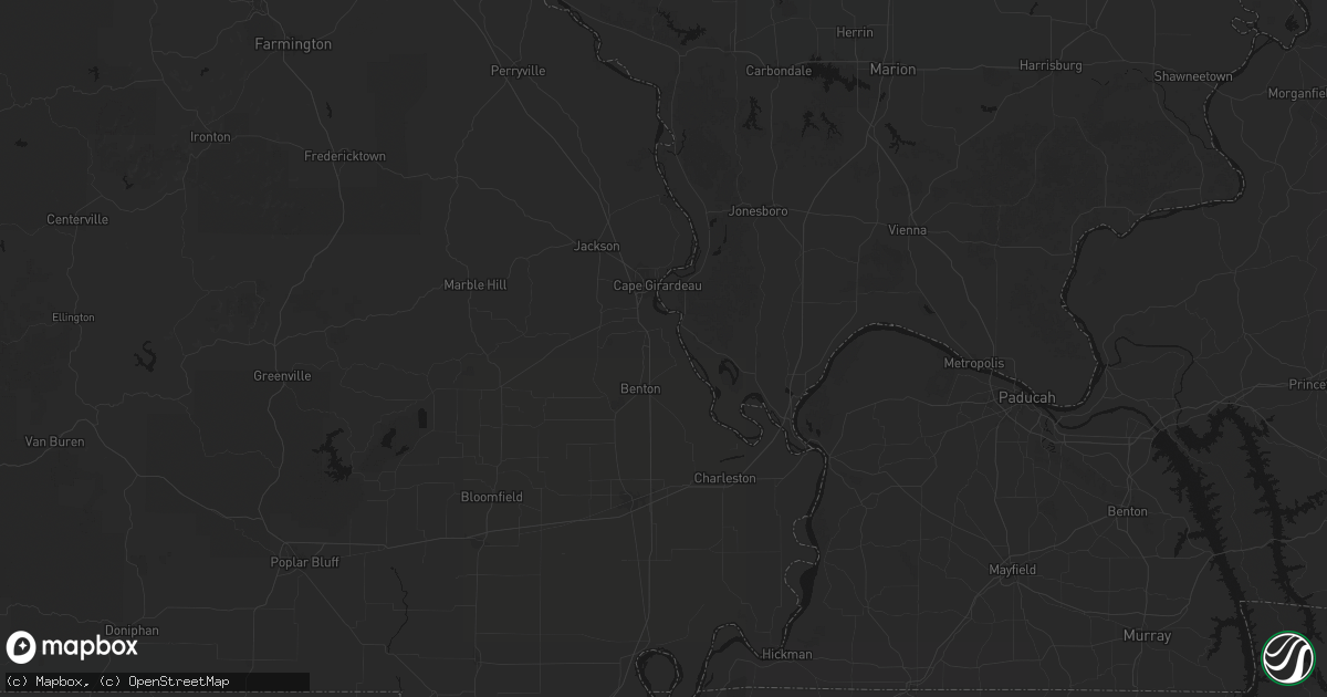 Hail map in Scott City, MO on June 26, 2026