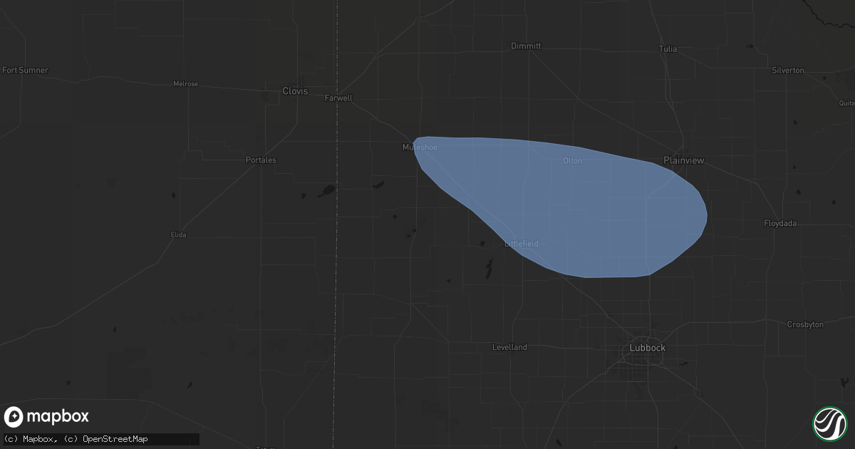 Hail map in Sudan, TX on June 26, 2026
